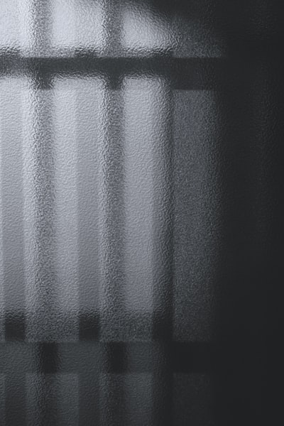 White and gray curtain
